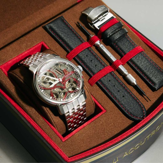 2ES6A008 - ACCUTRON SPACEVIEW REDBAR LIMITED EDITION 60